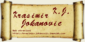 Krasimir Jokanović vizit kartica